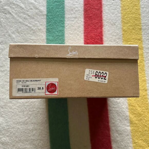 Christian Louboutin Green Velour Studded Crystal Suede Sneakers Size 43/US10 - Picture 8 of 9